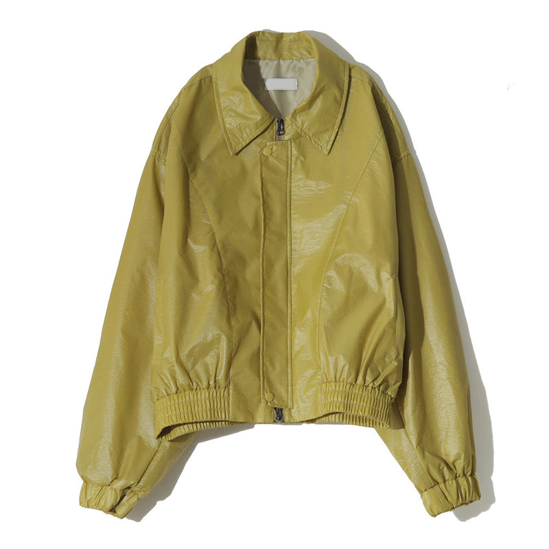 パールグロッシークロップジャケット/Pearl Glossy Crop Jacket (2color)