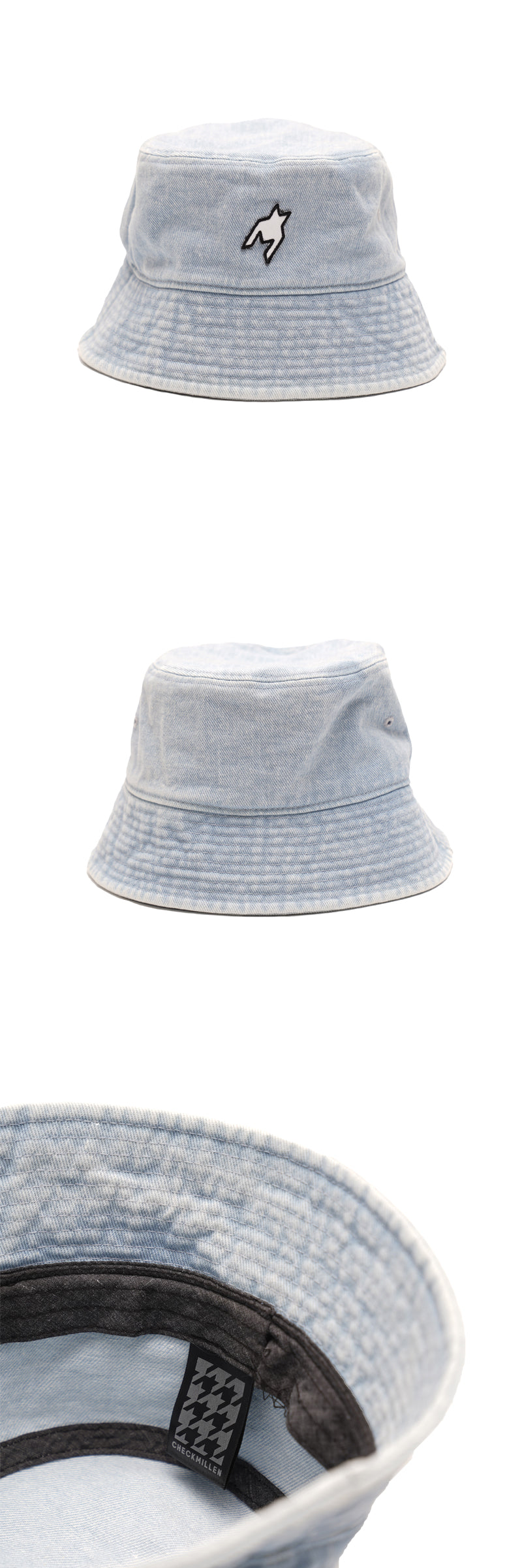 ロゴデニムバケットハット / Logo Denim Bucket Hat (Light Blue)