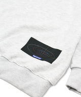 スペースグラフィック_セーターシャツ/ Space_Graphic Sweatshirt WHITE (6613184381046)