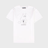 HEART CAT OVER FIT TEE_WHITE (6554694680694)