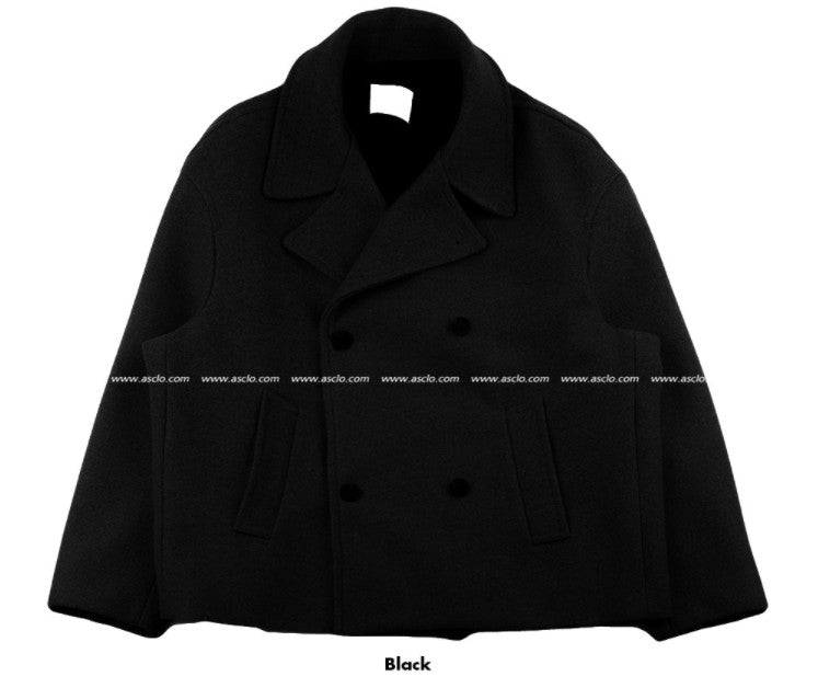 ASCLO Double Wool Short Coat (3color) (6616267751542)