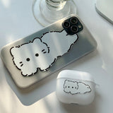 White - Real Fur Some Cat Phone Case