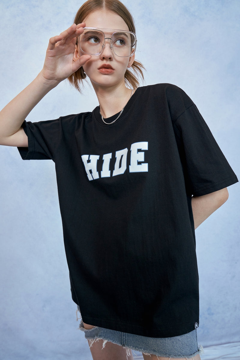 HIDE Logo Graphic T-Shirt (Black) (6570995548278)