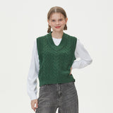 CABLE KNIT VEST_GREEN (6610823282806)