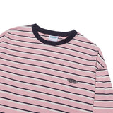 21SS CLEARLABEL STRIPE L/S TEE(PINK) (4644324311158)