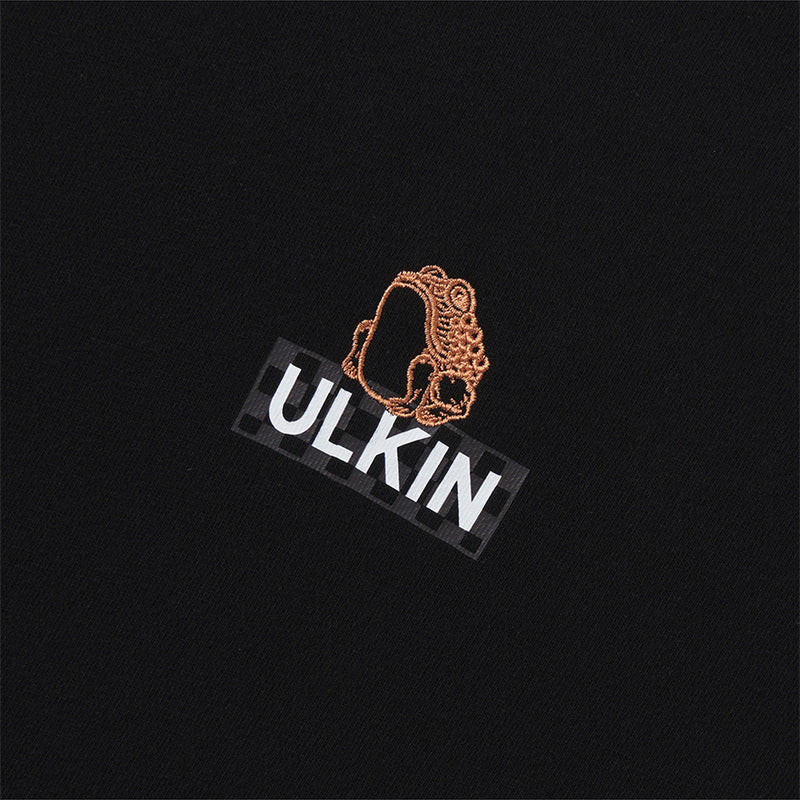 ジンローゴールドトードスウェットシャツ / [ULKIN X JINRO] JINRO Gold Toad Sweatshirt_Black