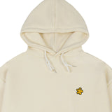 [UNISEX]Yellow odd flower embroidery hoodie