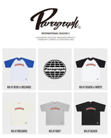 パラグラフラガーンTシャツ / paragraph Industrial Complex Raglan T-shirt 5color (6562910109814)