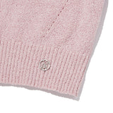COLLECTION HALF SLEEVE CROP KNIT [PINK]