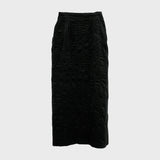 Wavy Rinkle Slit Skirt (6539890491510)