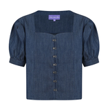 Denim one-and-only blouse (2 colors) (6691138863222)