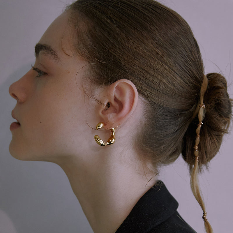 Bubble Earring (Gold)