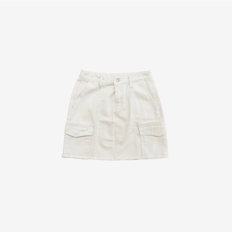 ジャディソンコットンカーゴスカート/Judison cotton cargo skirt