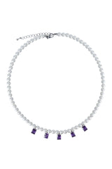 ルミエール5Pクリスタルパールネックレス / blacklabel Lumiere 5P Crystal Pearl Necklace