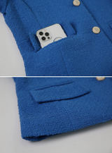 ビビッドカラーツイードジャケット (3color) (6683074003062)