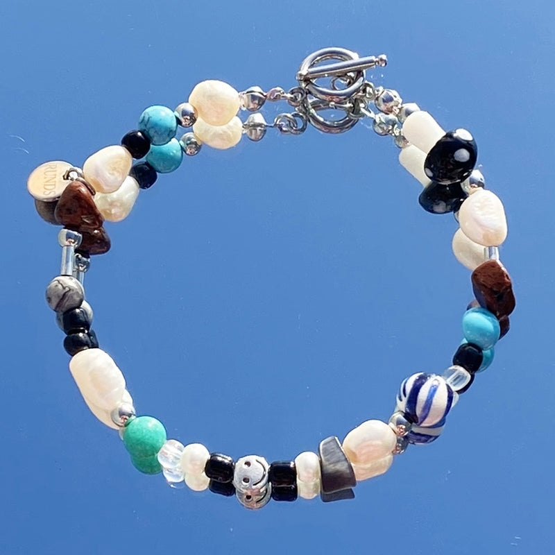 マルチビーズブレスレット03/multi beads bracelet 03