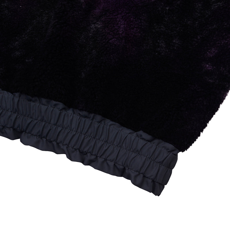 [UNISEX] Tie-Dye Faux-Shearlng Pullover (Purple) (6656346620022)