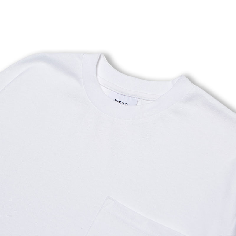 VZロゴビックオバーフィットポケットロングスリーブホワイト/VZ Logo Big Over Fit Pocket Long Sleeve White (6683332837494)