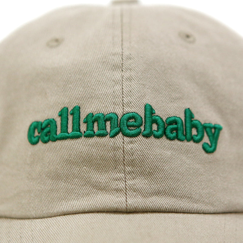 [Call me baby] Puffy ロゴ ベースボールキャップ / Puffy Logo Embroidery Ball Cap (6626770157686)