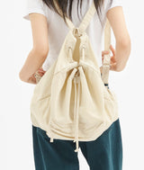 シルキーラッスリングストラップバックパック/Silky rustling nylon strap backpack
