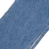 ワイドフィットスリットデニムパンツ/WIDE FIT SLIT MEDIUM BLUE DENIM PANTS [16634]