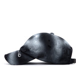 BBD Ripped Sprayed Custom Covered Logo Cap (Black) (6667256332406)