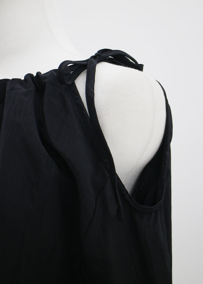 ストリングオープンブラウス / String open blouse (2color)