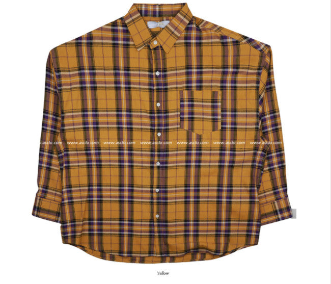 チェックオーバーシャツ / Acon Check Over Shirt (2color)