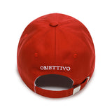 OBIETTIVO NOMAL FIT BALL CAP(RED) (6613465923702)