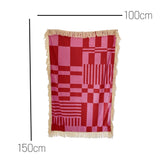 Checker ripe blanket (Red&Pink)
