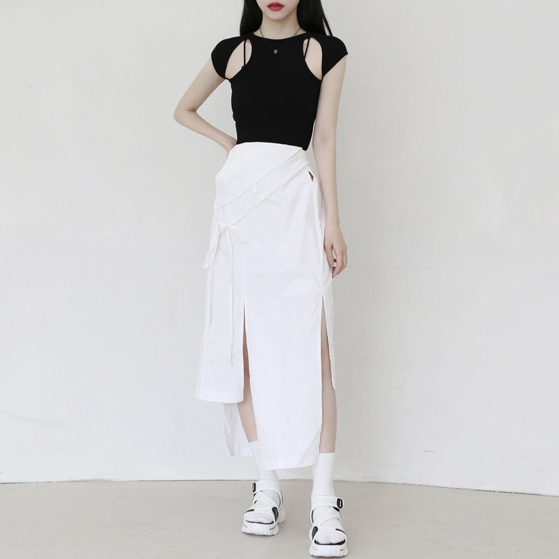 Surfing Two Way Slit Skirt + One Piece (6565915754614)