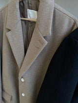 De Creamix Wool Single Coat (2color) (6657185579126)
