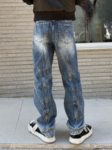 ウィンクルウォッシュドデニムジーンズ / Winkle Washed Denim Jeans