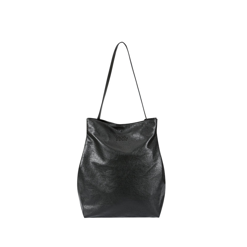 フロー バケットショルダーバッグ / Flow Bucket Shoulder Bag (black)