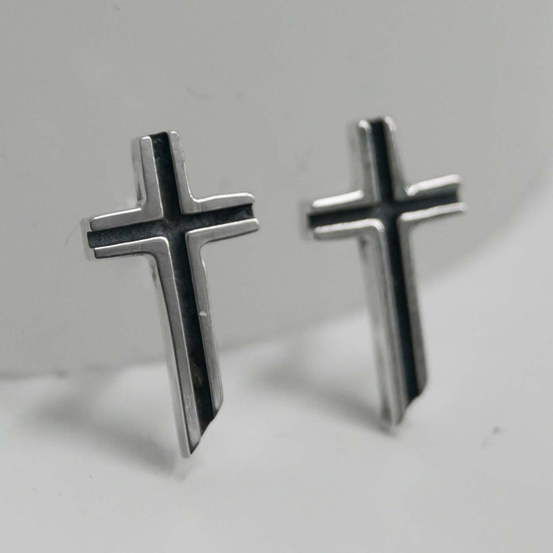 "ミニクロス" ピアスセット/"mini cross" Earrings Set (3826673647734)