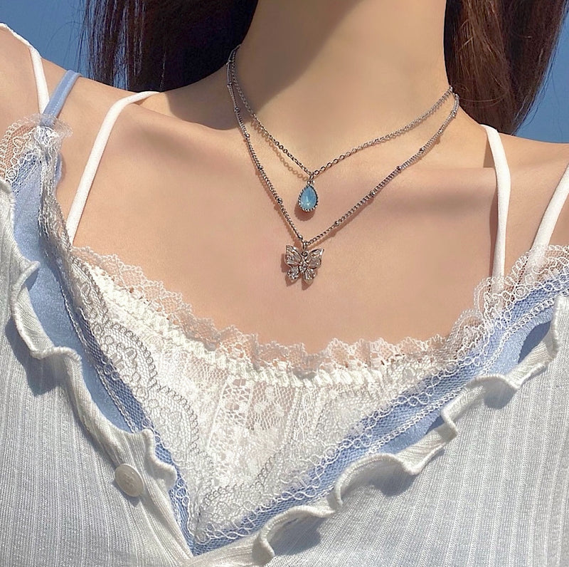 プリンセスバタフライネックレス / Princess butterfly necklace