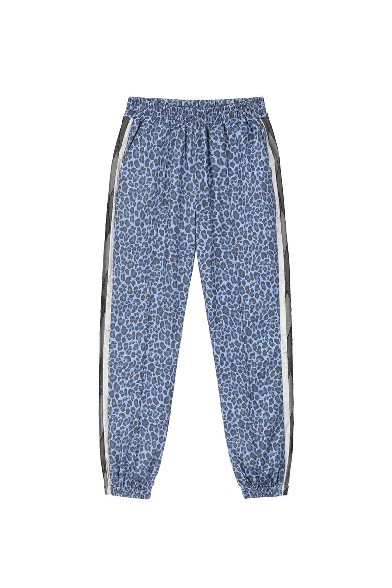 ブルーレオパードジョガーパンツ / 0 3 blue leopard jogger pants