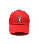 AQOエリックベアボールキャップ レッド/AQO ERIC BEAR BALL CAP RED (4432805855350)