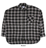 チェックオーバーシャツ / ASCLOfit Loden Check Over Shirt (2color)