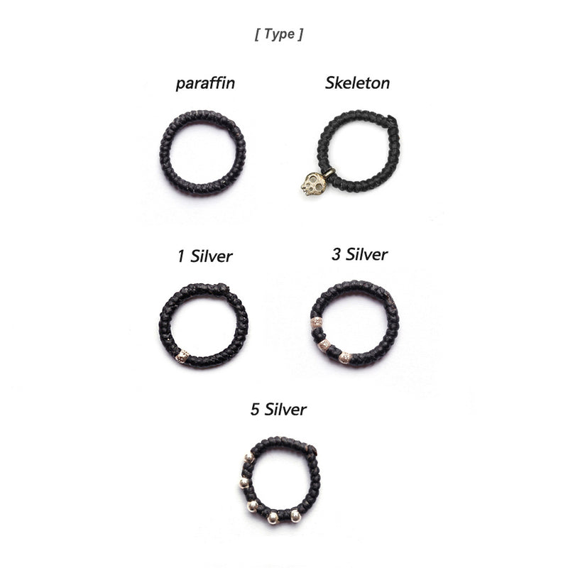 パラフィン5シルバーリング / [CCNMADE] PARAFFIN 5 Silver Ring (White)