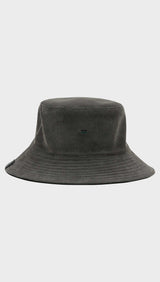Corduroy Reversible bucket hat (Black/Charcoal)