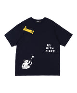 [EZwithPIECE] CAT DOG TEE(2COLORS) (6562948087926)