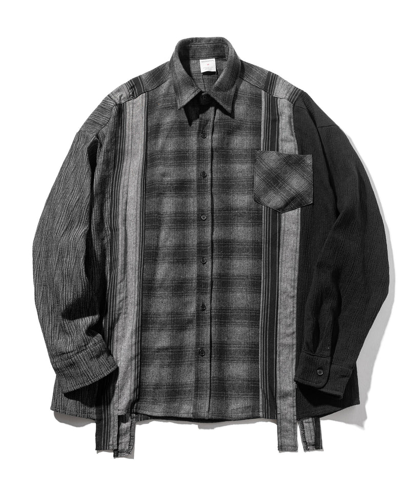 マルチチェックオーバーサイズドシャツ / MULTI CHECK OVERSIZED SHIRTS (4577964982390)