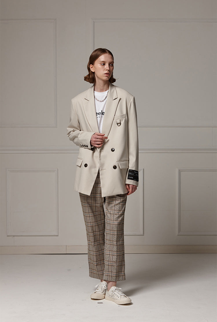 Two-button suit jacket - Ivory (4622119043190)