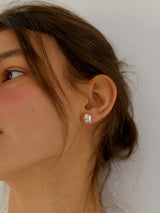 フローラルピアス/floral earring