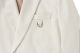 Two-button suit jacket - Ivory (4622119043190)