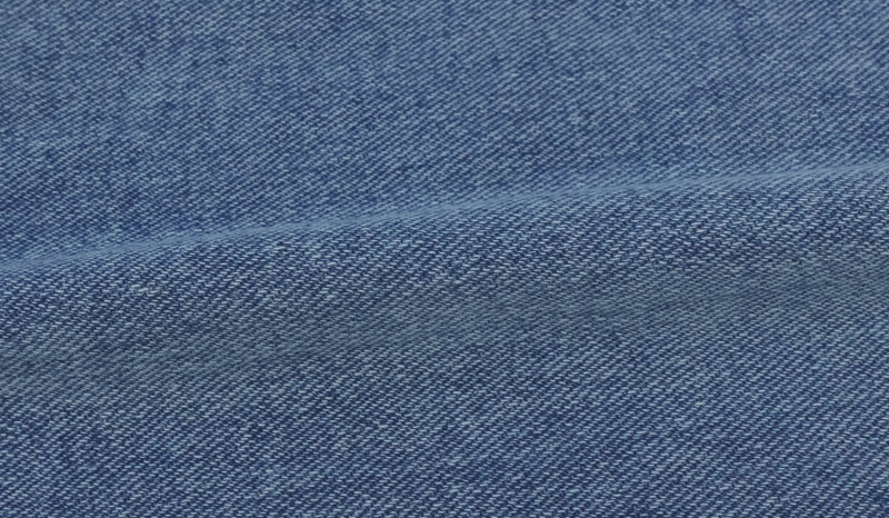 メンションナッピングライトブルーワイドウィンターデニムパンツ / Mention napping light blue wide winter denim pants