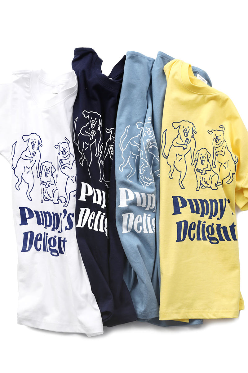 Puppy's delight short sleeve T-shirts navy (6594413887606)