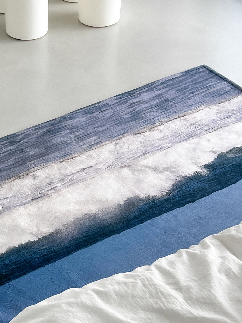 ブルーウェーブラグ/blue pado rug - M