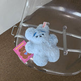 Blue Yeti Teddy bear (6658147385462)